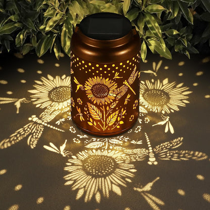 Solar Lanterns Outdoor Waterproof Hummingbird Garden Decor Gifts for Women Mom Grandma Hanging Solar Lights Metal Solar Decoration Outside for Yard, Patio, Backyard, Porch